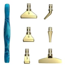 7Pcs/Se Reusable Diamond Painting Pen Replacement Pen Heads Cross Stitch Embroidery Quick Cases Tool Metal Point Drill Pen Heads