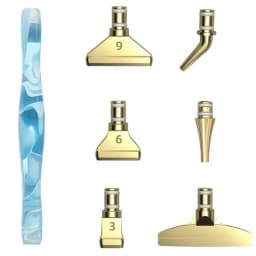 7Pcs/Se Reusable Diamond Painting Pen Replacement Pen Heads Cross Stitch Embroidery Quick Cases Tool Metal Point Drill Pen Heads