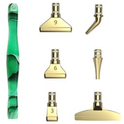 7Pcs/Se Reusable Diamond Painting Pen Replacement Pen Heads Cross Stitch Embroidery Quick Cases Tool Metal Point Drill Pen Heads