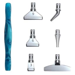 7Pcs/Se Reusable Diamond Painting Pen Replacement Pen Heads Cross Stitch Embroidery Quick Cases Tool Metal Point Drill Pen Heads
