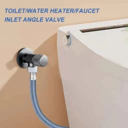 4 Points Faucet Inlet Valve G1/2 Brass Triangle Valve Heater Water Stop Valve Bathroom Toilet Washing Machine Universal Switch