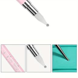 Nail Art Dotting Pen Double End Painting DIY Brush Rhinestone Handle Diamond Picker Manicure Dotting Tool Nail Accessories