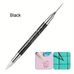 Nail Art Dotting Pen Double End Painting DIY Brush Rhinestone Handle Diamond Picker Manicure Dotting Tool Nail Accessories