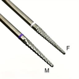 1/2Pcs Carbide Cuticle Clean Nail Bit Cone Nail Drill Bits Electric Grinding Burr Manicure Drills Nails Accessories Tools