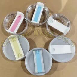 Silicone World 40oz For Stanley H2.0 Tumbler Flip Straw Lid Replaceble Sealed Leak Proof Cup Cover Coffee Cups Tumbler Lids