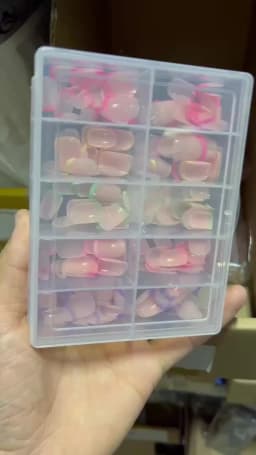 240/120Pcs Colorful French Short Square False Nails Full Cover Fake Nail Tip Extension Acrylic Wearable Ballerina Press on Nails