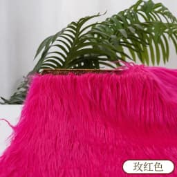 25x45cm 9cmPile Faux Fur Fabric For Sewing Doll Toy Beard Hair DIY Patchwork Material Accessories Home Decoration Cosplay Fabric