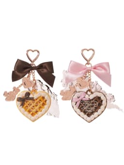 Flower Knows Strawberry Cupid Solid Balm Pendant Shell Pearl Sweetheart Bear Pendant