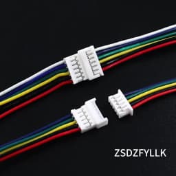 2/5/10Pairs JST 1.25 PH/SM2.5/XH 2.54 Pitch Male Female Wire Connector 2P 3P 4P 5P 6P JST Plug Jack Terminal Cable