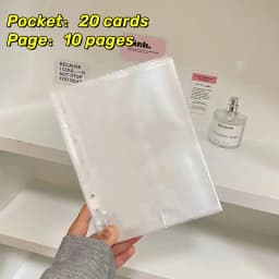 10pcs Photo Album Inner Pages A5 Kpop Binder Photocard Holder Photocard Binder Inlay Idol Card Collect Book Inner Page 포토카드 바인더