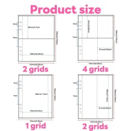 10pcs Photo Album Inner Pages A5 Kpop Binder Photocard Holder Photocard Binder Inlay Idol Card Collect Book Inner Page 포토카드 바인더