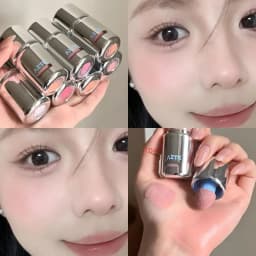 AZTK JC04 Water To Powder Liquid Blush Soft Matte Natural Flush Brightening Cheek Tint Lightweight Blendable Waterproof Makeup