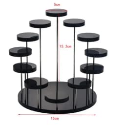 3/12 Tray Cupcake Stand Acrylic Cake Display Stand Jewelry Cake Transparent Dessert Rack Wedding Birthday Party Decoration Tools