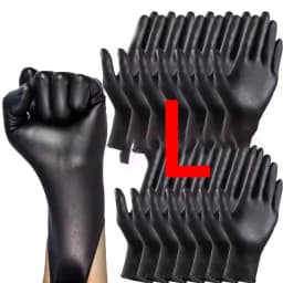 S/M/L/Xl Bag Black Pvc Disposable Cleaning Gloves Waterproof Kitchen Cleaning Tattoo Hairdressing Gloves 10/20/50/100PCS