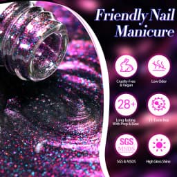 BORN PRETTY 10ml 9D Polaris Light Cat Magnetic Gel Black Base Needed Semi Permanent Soak Off UV Gel Varnish Manicure