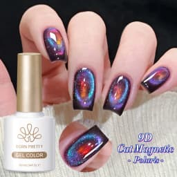 BORN PRETTY 10ml 9D Polaris Light Cat Magnetic Gel Black Base Needed Semi Permanent Soak Off UV Gel Varnish Manicure