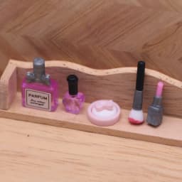 1Set Dollhouse Mini Cosmetics Lipstick Perfume Miniature Fashion Scene Doll Toiletry Model Accessories Mini Beauty Props
