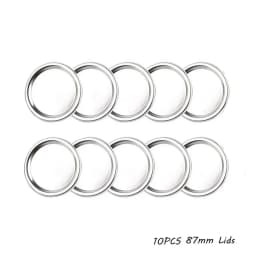 10/20PCS Canning Lids Regular/Wide Mouth Mason Jar Lids Split-type Wide Mouth Tinplate Storage Bands Jar Caps Mason Jar Lid