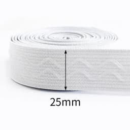 2/5Meters 10-50mm Silicone Elastic Band for Underwear Non-slip Bra Rubber Tape Waist Belt Stretch Ribbon DIY Sewing Accessories