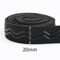 2/5Meters 10-50mm Silicone Elastic Band for Underwear Non-slip Bra Rubber Tape Waist Belt Stretch Ribbon DIY Sewing Accessories