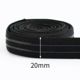 2/5Meters 10-50mm Silicone Elastic Band for Underwear Non-slip Bra Rubber Tape Waist Belt Stretch Ribbon DIY Sewing Accessories