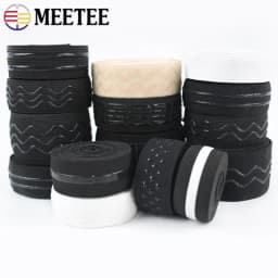 2/5Meters 10-50mm Silicone Elastic Band for Underwear Non-slip Bra Rubber Tape Waist Belt Stretch Ribbon DIY Sewing Accessories