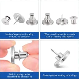 5/10/20Pcs Button Pins for Loose Jeans No Sew Instant Replacement Snap Tack Pant Button Adjustable Metal Pants Button Tightener