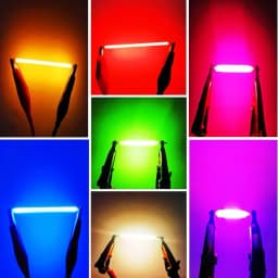 10PCS/Box LED Filament DC3V 5V Edison Bulb Lamp Parts Incandescent Light Diodes Accessories Multicolour Holiday Lighting