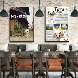 Inoue Toro CUTE Cat Hot Classic Movie Poster HD art sticky wall waterproof home living room bedroom bar aesthetic decoration