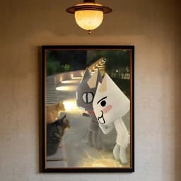 Inoue Toro CUTE Cat Hot Classic Movie Poster HD art sticky wall waterproof home living room bedroom bar aesthetic decoration