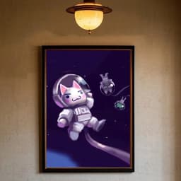 Inoue Toro CUTE Cat Hot Classic Movie Poster HD art sticky wall waterproof home living room bedroom bar aesthetic decoration