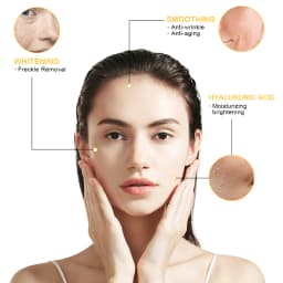 Niacinamide Face Serum 24K Gold Hyaluronic Acid Essence Whitening Dark Spot Corrector Facial Serum Skin Care Products