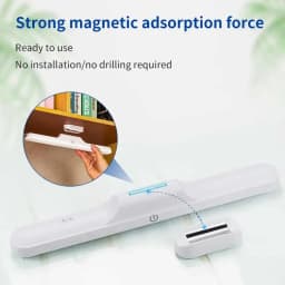 LED Makeup Light Rechargeable Magnetic Eye Protection Mirror Lamp Touch Wall Lights 30CM For Selfie Wardrobe Bathroom Lighting