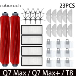 For Roborock Q7 Max / Q7 Max+ / Q7 Plus / T8 Accessories Main Side Brush Hepa Filter Mop Robot Vacuum Cleaner  Spare parts