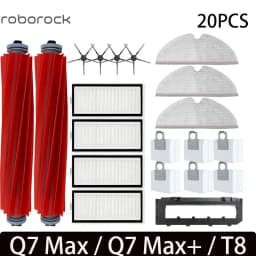 For Roborock Q7 Max / Q7 Max+ / Q7 Plus / T8 Accessories Main Side Brush Hepa Filter Mop Robot Vacuum Cleaner  Spare parts