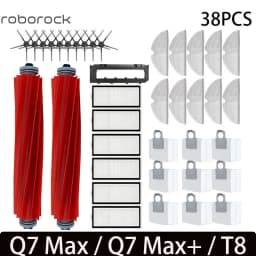 For Roborock Q7 Max / Q7 Max+ / Q7 Plus / T8 Accessories Main Side Brush Hepa Filter Mop Robot Vacuum Cleaner  Spare parts