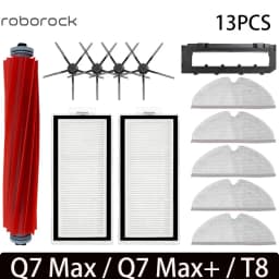 For Roborock Q7 Max / Q7 Max+ / Q7 Plus / T8 Accessories Main Side Brush Hepa Filter Mop Robot Vacuum Cleaner  Spare parts