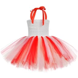 Toy Forky Costume Kids Birthday Party Tulle Princess Tutu Dress for Girls Halloween Carnival Cartoon Character Dress Up Clothes