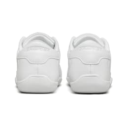 BAXINIER Girls Cheer Shoes White Cheerleading Dance Shoes Kids Athletic Training Tennis Shoes Youth Competition Sneakers