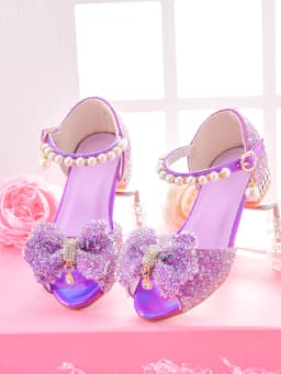 Girls' Dress Sandals For Formal Occasions, Children High Heels For /Models Performance And Fashion Show