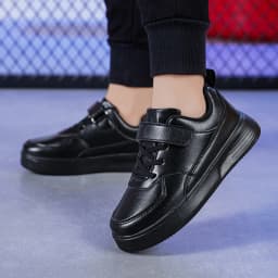 Children's School Black All-Season Anti-Slip Sports Shoes, Elementary Students' White Outdoor Casual Shoes28-40