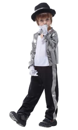 Kids Sequin Dance Costume 6Pcs Singer Performance Outfit Glitter Jacket Pants Hat Gloves Sunglasses Halloween Stage Cosplay Suit