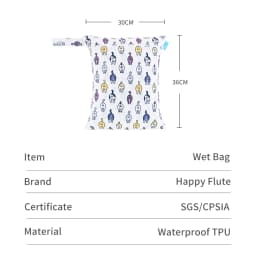 10 Pcs Multicolor Diaper Storage Bags, Washable Reusable Wet Dry Bag with Double Opening & Zipper, Large Capacity Wet-Dry Bag