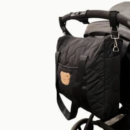 Large Capacity Portable Shoulder Crossbody Bag - Black Parent Bag for Going Out Storage