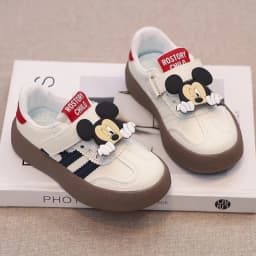 2026 Children's New Casual Shoes Girls Fashion Sneakers Cute Cartoon Boys Sport Shoes Anti-slip Soft Sole Kids Board Shoes