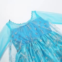 Girls Ice Snow Princess Sequin Gown Long Sheer Cape Sparkling Train for Carnival Birthday Stage Performance Dress-Up