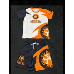 Adult Children Wrestling Sports Set Quick Drying Breathable Rash Guard T-shirts and Shorts Training Combat Sportswear Suit