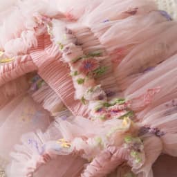 Outdoor Summer Cute Princess Dress Toddler Baby Girls Embroidery Flower Suspender Mesh Dresses Birthday Party Princess Dresses