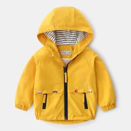 High Quality Spring Autumn Boys Coat Cartoon Car Hooded Zipper Sport Coat For 2-6 Years Kids Children Present Windbreaker
