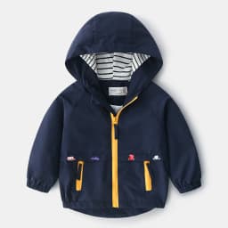 High Quality Spring Autumn Boys Coat Cartoon Car Hooded Zipper Sport Coat For 2-6 Years Kids Children Present Windbreaker